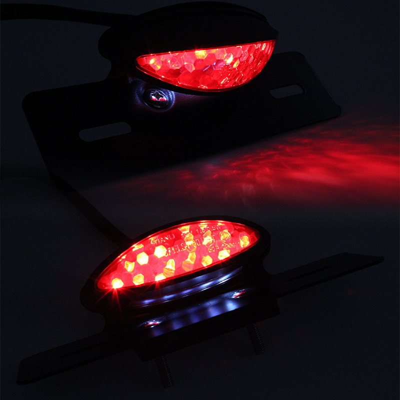 e Mark Series Retro Style New LED Motorcycle Light Lamp Taillight , 12V License Plate Light LED Motorcycle For Choppers Harley