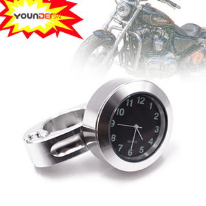 Fit 7/8" Motorcycle Handlebar Watch , Motorcycle Handlebar Waterproof Watches For Harley