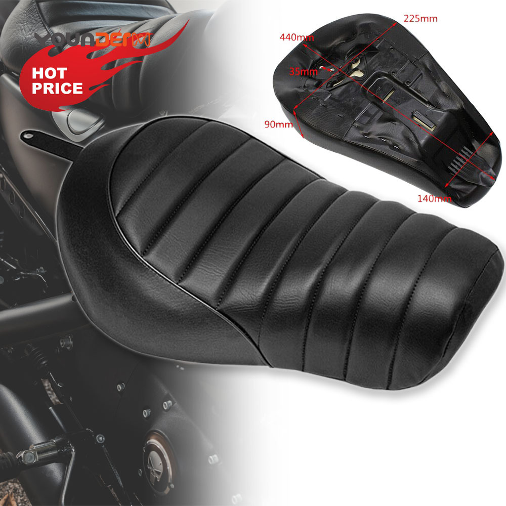 YD-SS-022 Classical Retro Leather Motorcycle Single Seat Motorcycle Seat Cushion For Harley Sportster XL1200 883