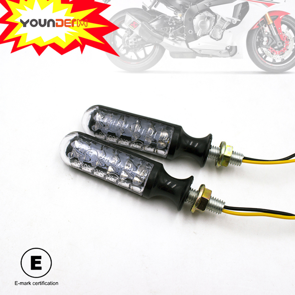 E Mark Series Motorcycle Motorbike Turn LED Light Indicator , Custom Turn Signal Light Motorcycle For Chopper Motorcycles