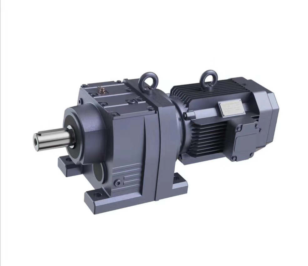 Helical inline gearbox R series gear motor helical gear electric motor