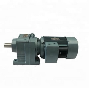 R series inline helical gearbox / gear motor R57 R97 R137 R157 bevel gear reducer