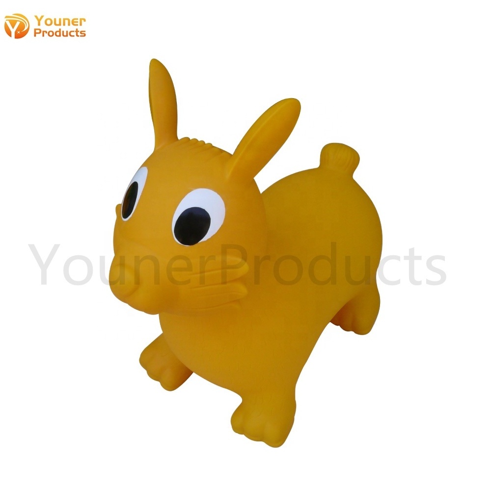 Best Inflatable Child riding plastic jumping horse and walking animal skippy rabbit hopper toy