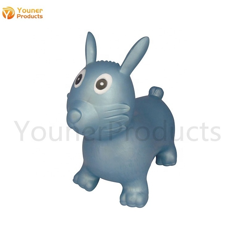 Best Inflatable Child riding plastic jumping horse and walking animal skippy rabbit hopper toy