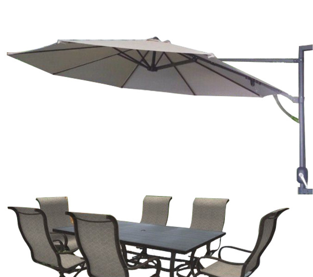 Cantilever hanging umbrella 10 feet outdoor umbrellas big size garden rain and sun protection