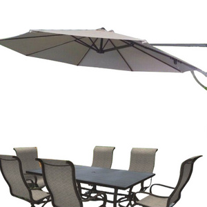 Cantilever hanging umbrella 10 feet outdoor umbrellas big size garden rain and sun protection