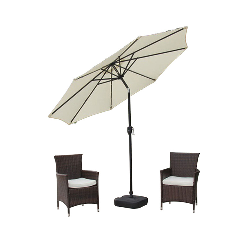 Sun Garden Outdoor Patio Base Weight 3M Cantilever Umbrella With Crank