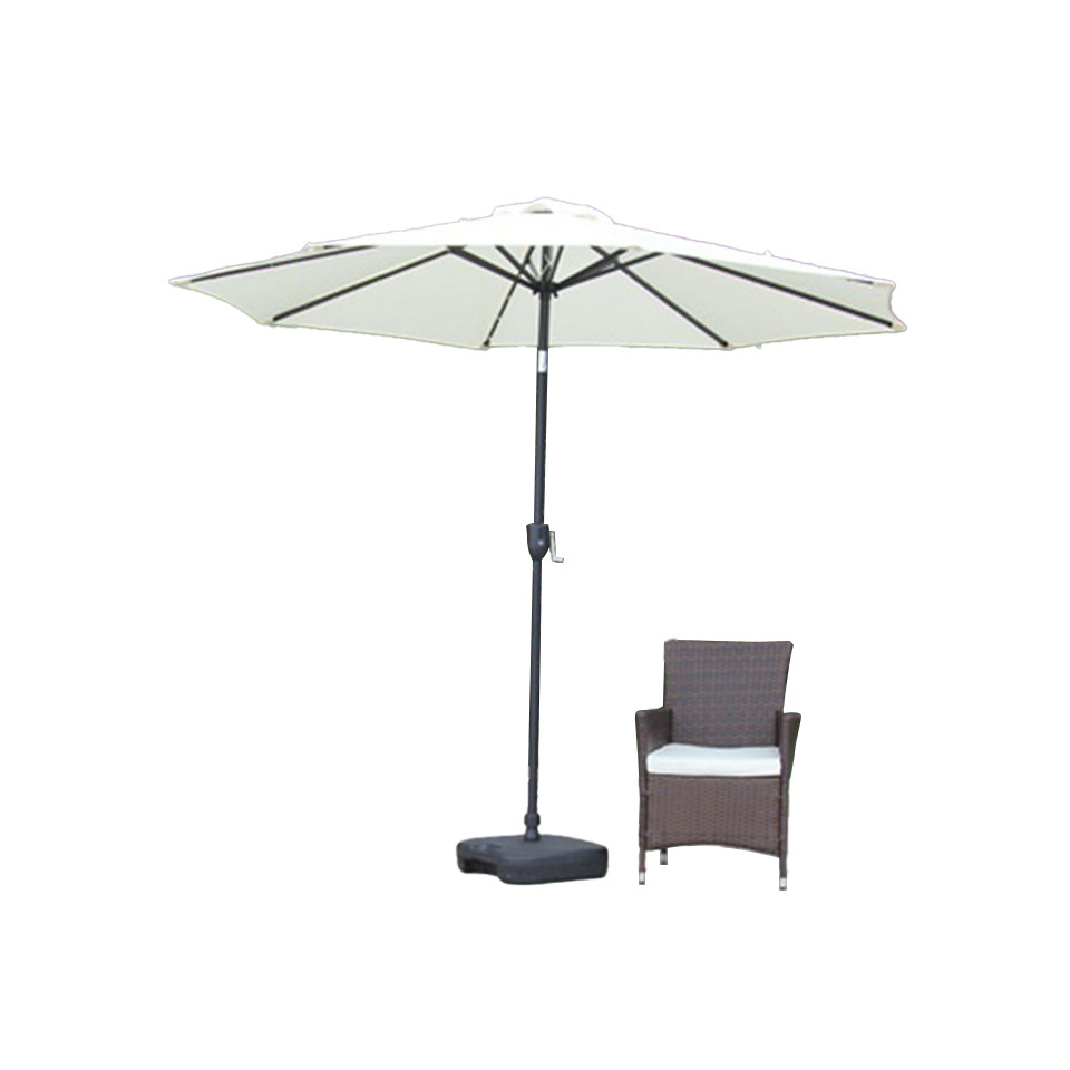 Creative Crank Outdoor Beach Garden Parasol Patio Umbrella With Bases Parts