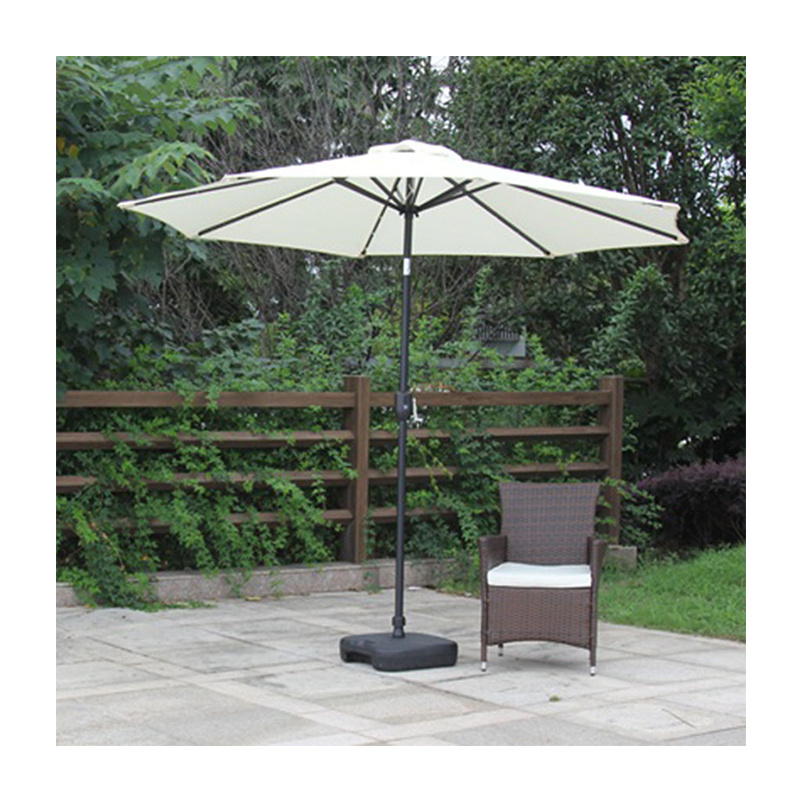 Creative Crank Outdoor Beach Garden Parasol Patio Umbrella With Bases Parts