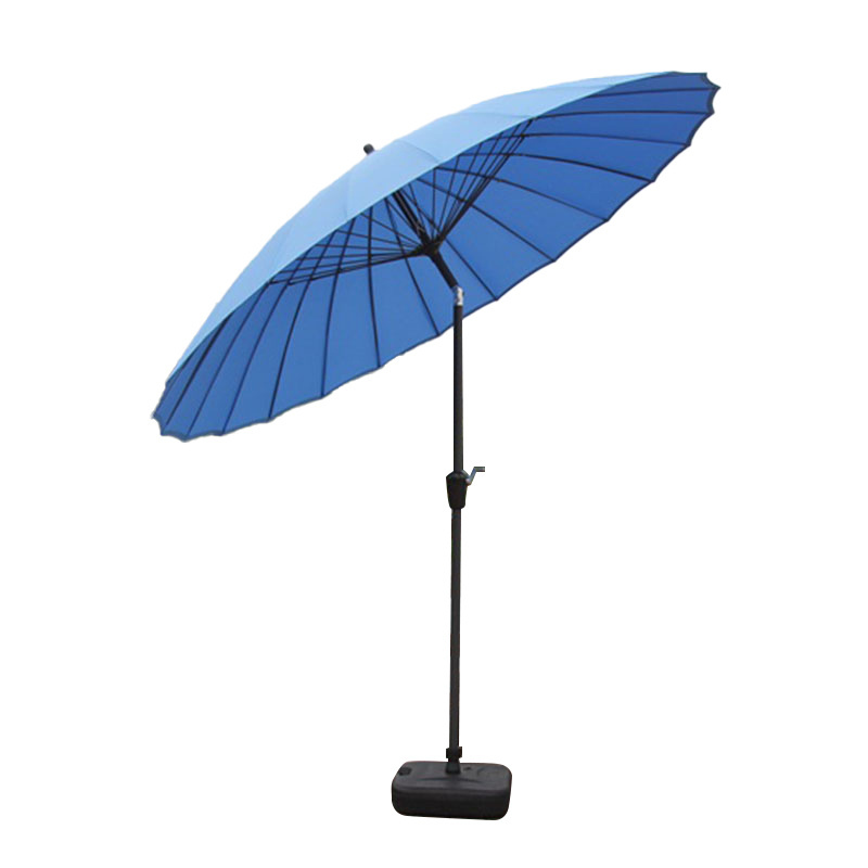 Professional Manufacturer Fiberglass Ribs Crank Huge Umbrella Big Patio Umbrella Outdoor