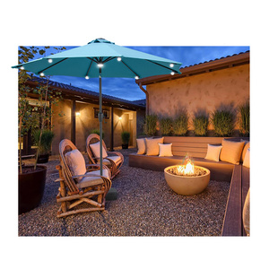 Outdoor Garden Led Light Cantilever Patio Parasol Umbrella