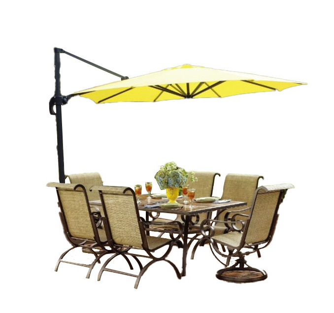 Promotional Cantilever Patio Custom Crank 11Ft Patio Deck Umbrella