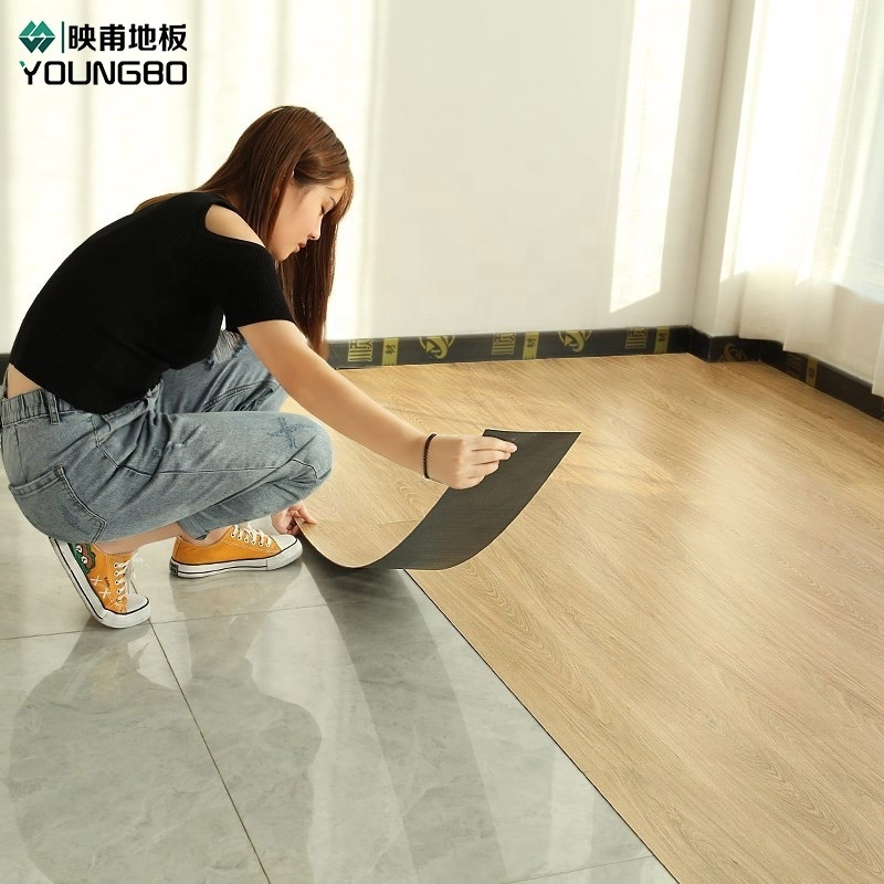 Luxury Vinyl Flooring Supplier Vinyl Peel and Stick Vinyl Plank Indoor PVC Plastic Self Adhesive Floor Tiles