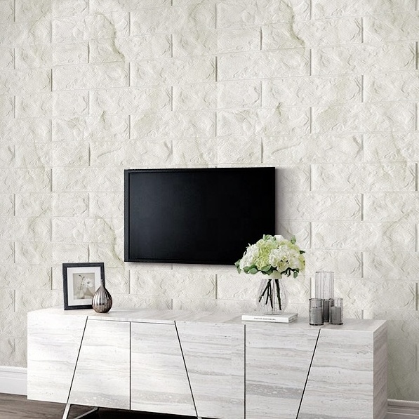 Cheap Self Adhesive Wall Tiles foam brick 3d wallpaper walls