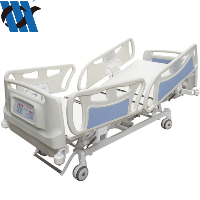 ICU Five Functions Electric Hospital Bed Price with X-Ray Examination Board Medical Bed Hospital