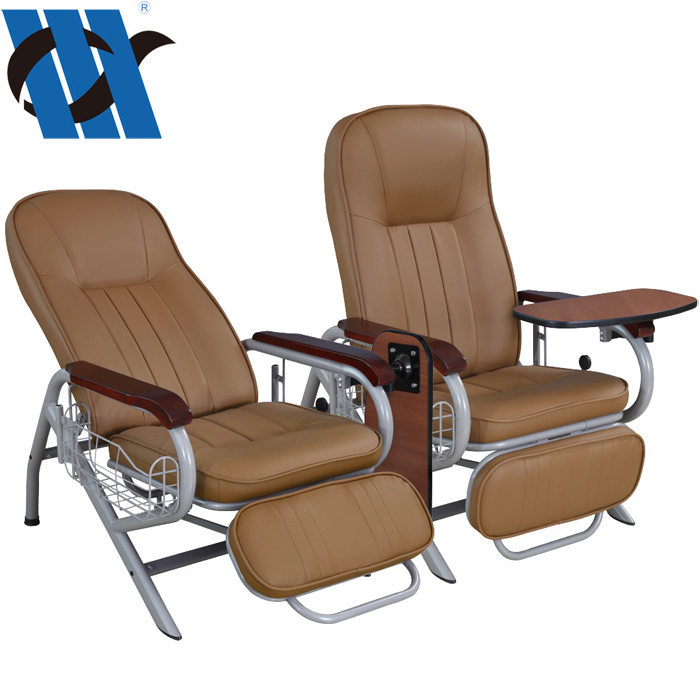 YC-BDEC105 China Used Stainless Steel Hospital Waiting Chair And Phlebotomy Chair