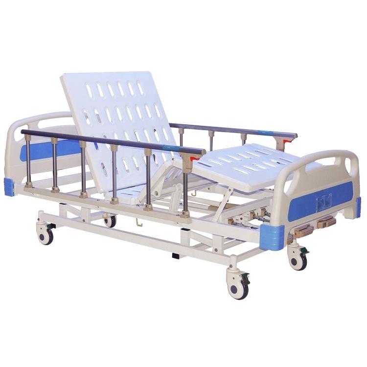 YC-T3611L(I) Hot selling hospital equipment 3-crank manual medical hospital bed for clinic