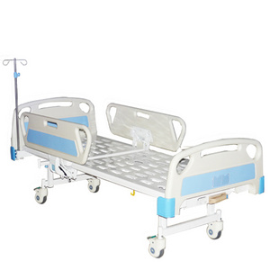 YC-T1618L  One Function Manual Abs Crank System Rocker Medical Furniture Single Manual Hospital Patient Bed