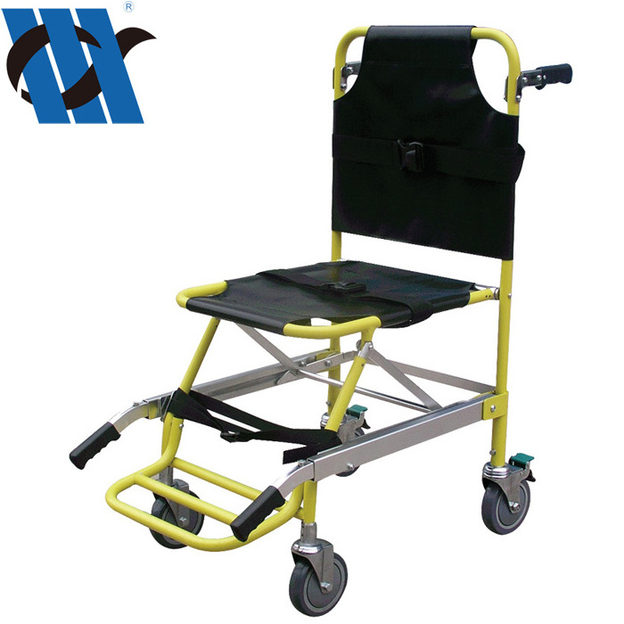 BDST210 Aluminum Alloy Hospital Emergency Rescue Wheelchair Folding Lift Stair Climbing Stretcher