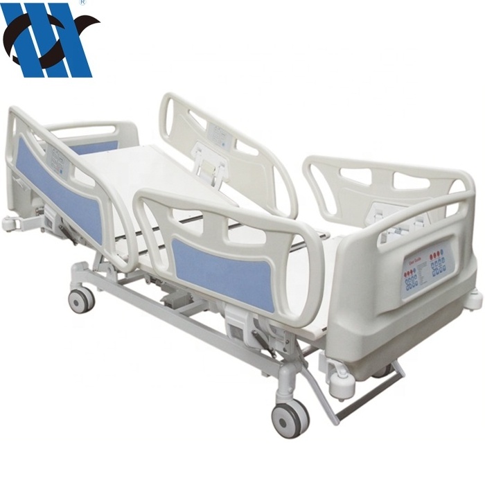 ICU Five Functions Electric Hospital Bed Price with X-Ray Examination Board Medical Bed Hospital