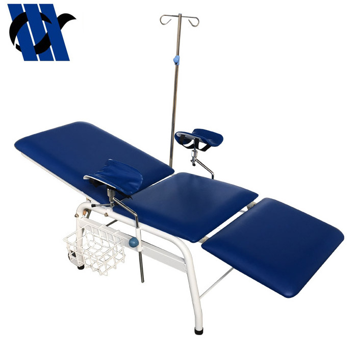 YC-BDEC105 China Used Stainless Steel Hospital Waiting Chair And Phlebotomy Chair