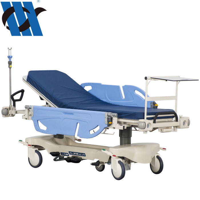 YC-BDEC07 Luxurious Hand-over Hospital Patient Transfer Trolley Patient Emergency Transfer Stretcher Bed