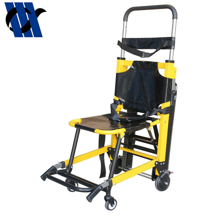 BDST210 Aluminum Alloy Hospital Emergency Rescue Wheelchair Folding Lift Stair Climbing Stretcher