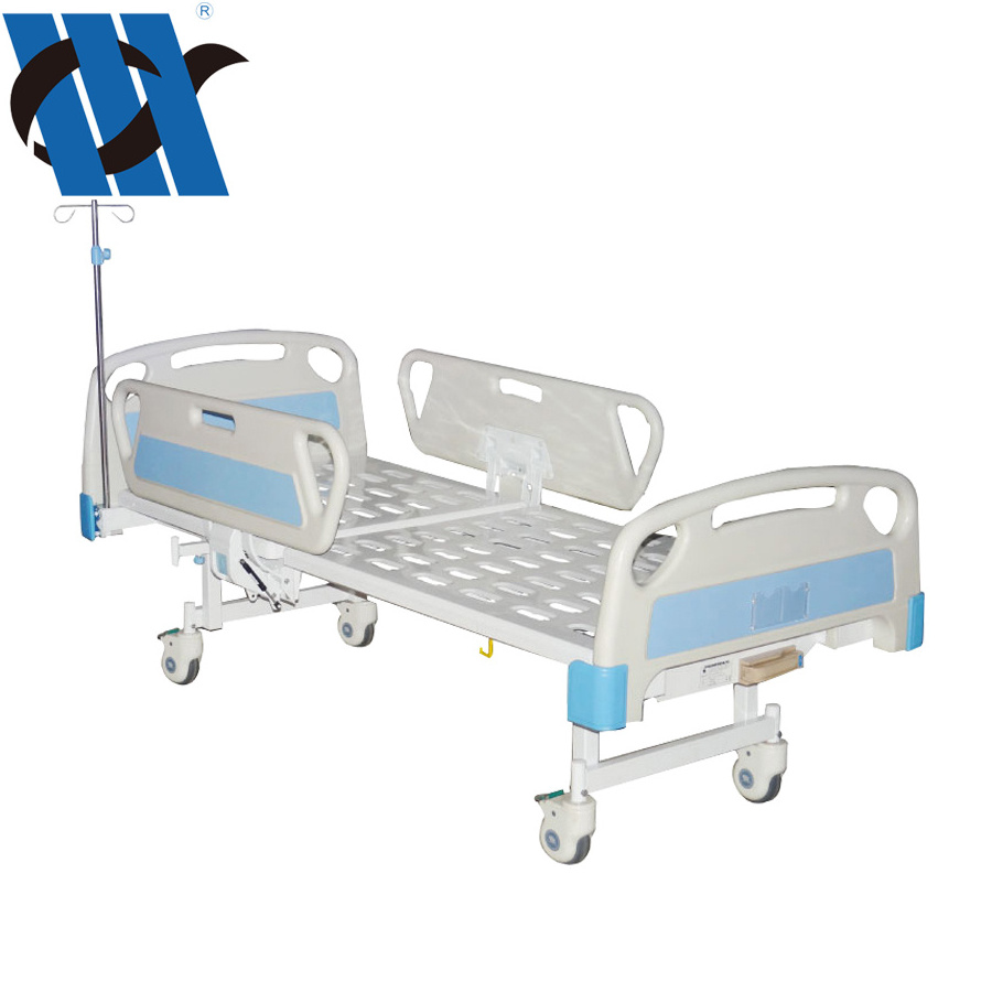 YC-T1618L  One Function Manual Abs Crank System Rocker Medical Furniture Single Manual Hospital Patient Bed