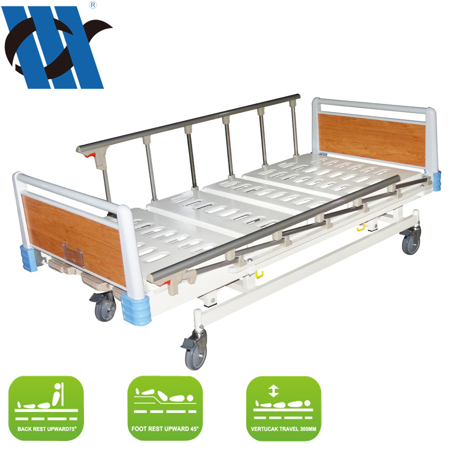 YC-T3611L(II) Three functions clinic brands used beds automatic sand manual manufacture equipment medical hospital bed