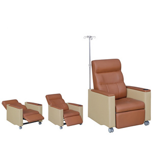 BDEC108  Luxury Office Chair Foam Sofa Sleeping Bed Patient Leather Recliner Attendant Bed Medical Accompany Sofa  Chair Bed