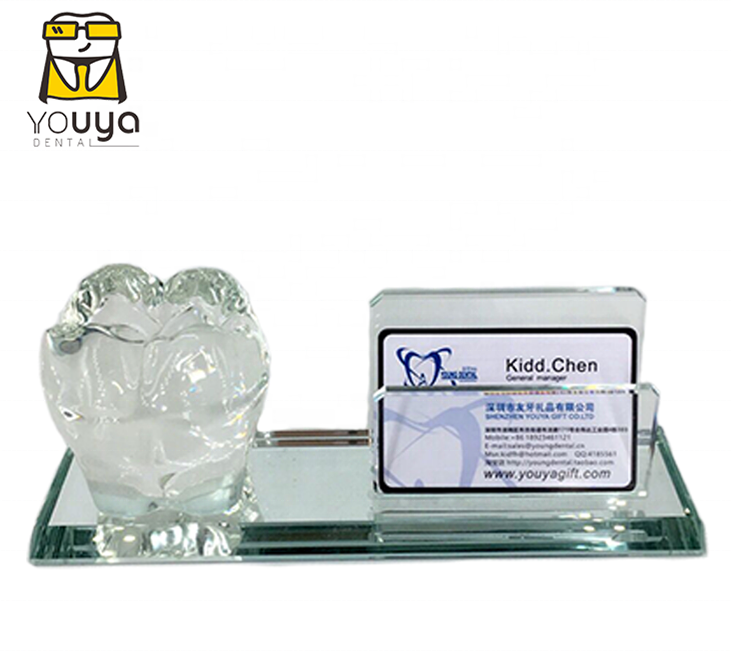 Hot Sale Dental Crystal Pen And Business Name Card Holder