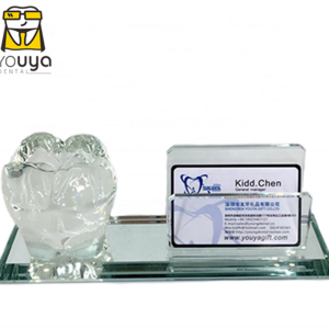 Hot Sale Dental Crystal Pen And Business Name Card Holder