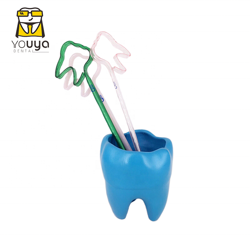 Lovely Wholesale Tooth Shaped Resin Pen Holder For Dental Gift