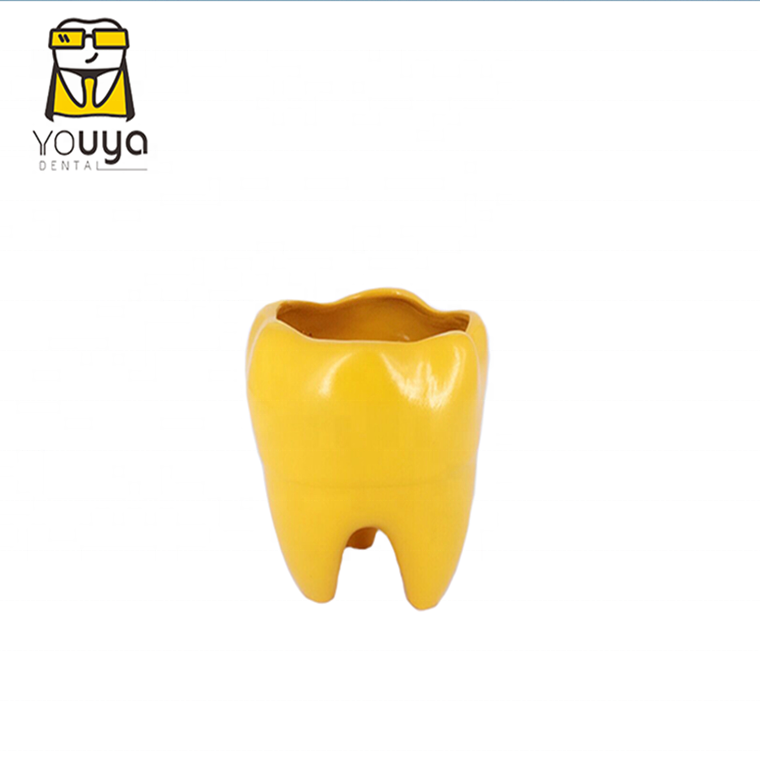 Wholesale Office Resin Decorative Pencil Holder, Tooth Shaped Pen Holder