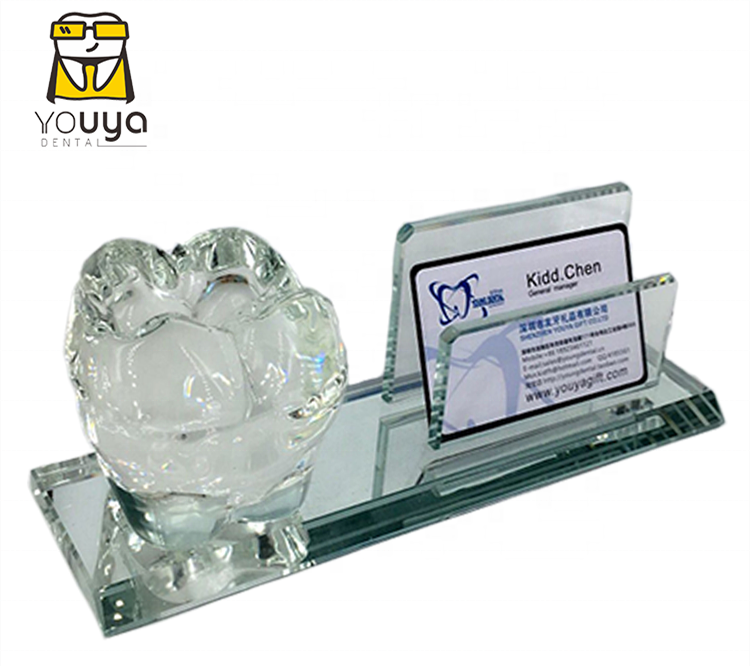 Hot Sale Dental Crystal Pen And Business Name Card Holder