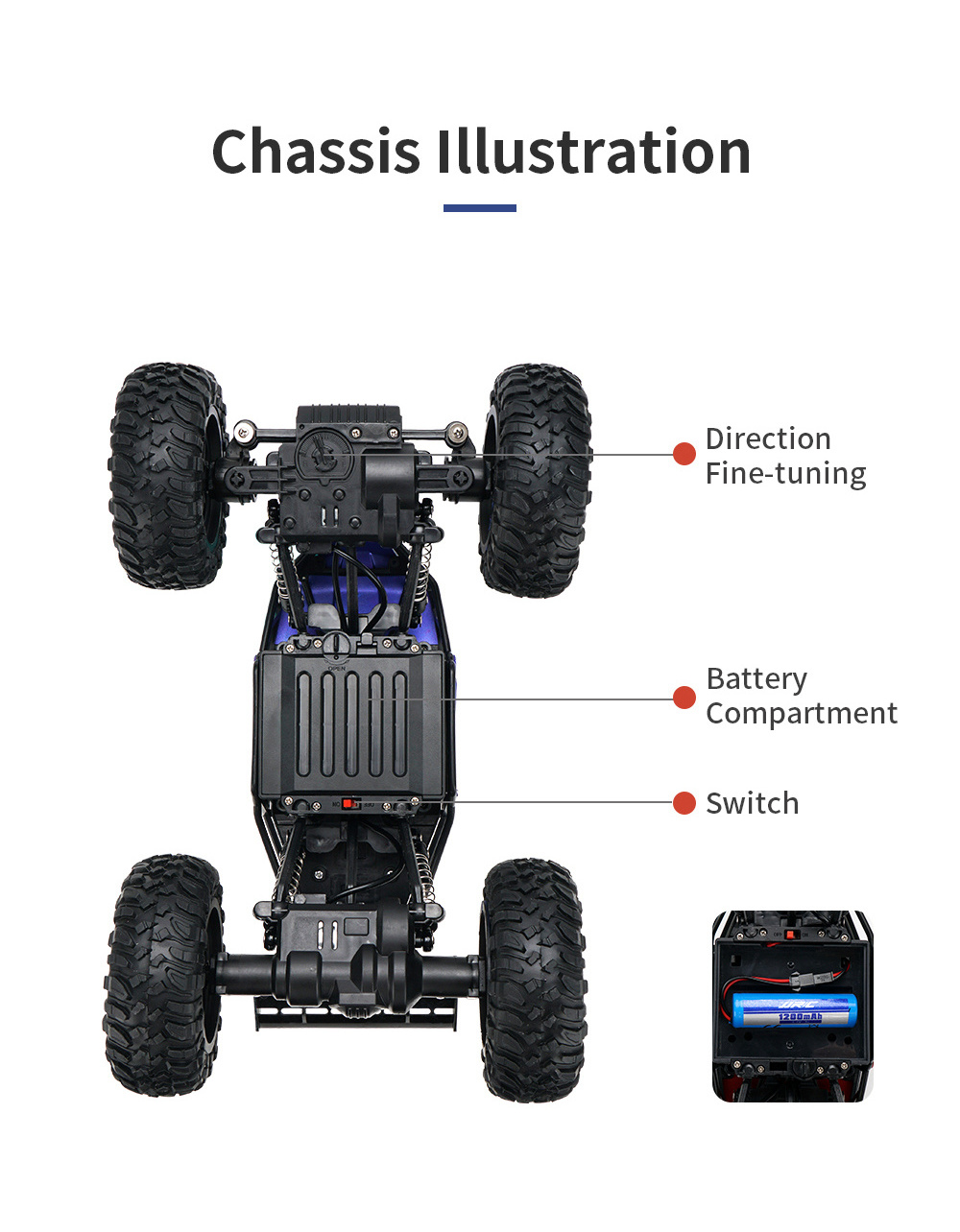 Q112 off-road tires Cool LED lights independent suspension system remote control toys high speed car rc climbing