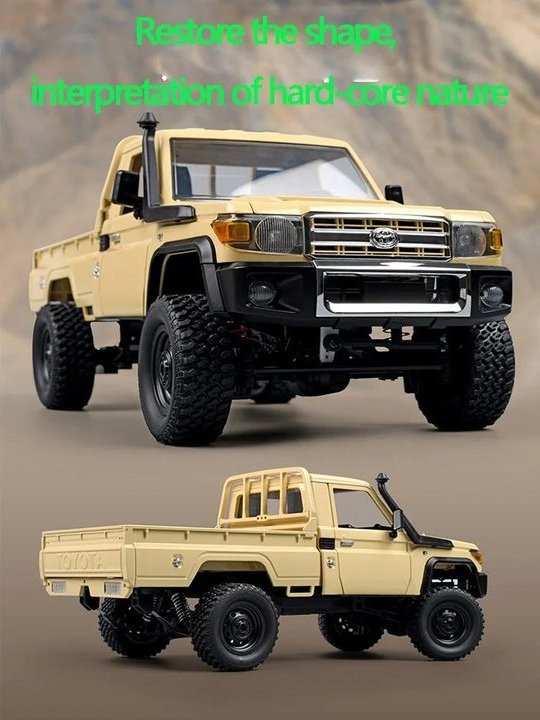 1/12 full scale 2.4g radio control vehicle 50m off road high speed 8km/h all terrain simulation toy hobby car with cool light