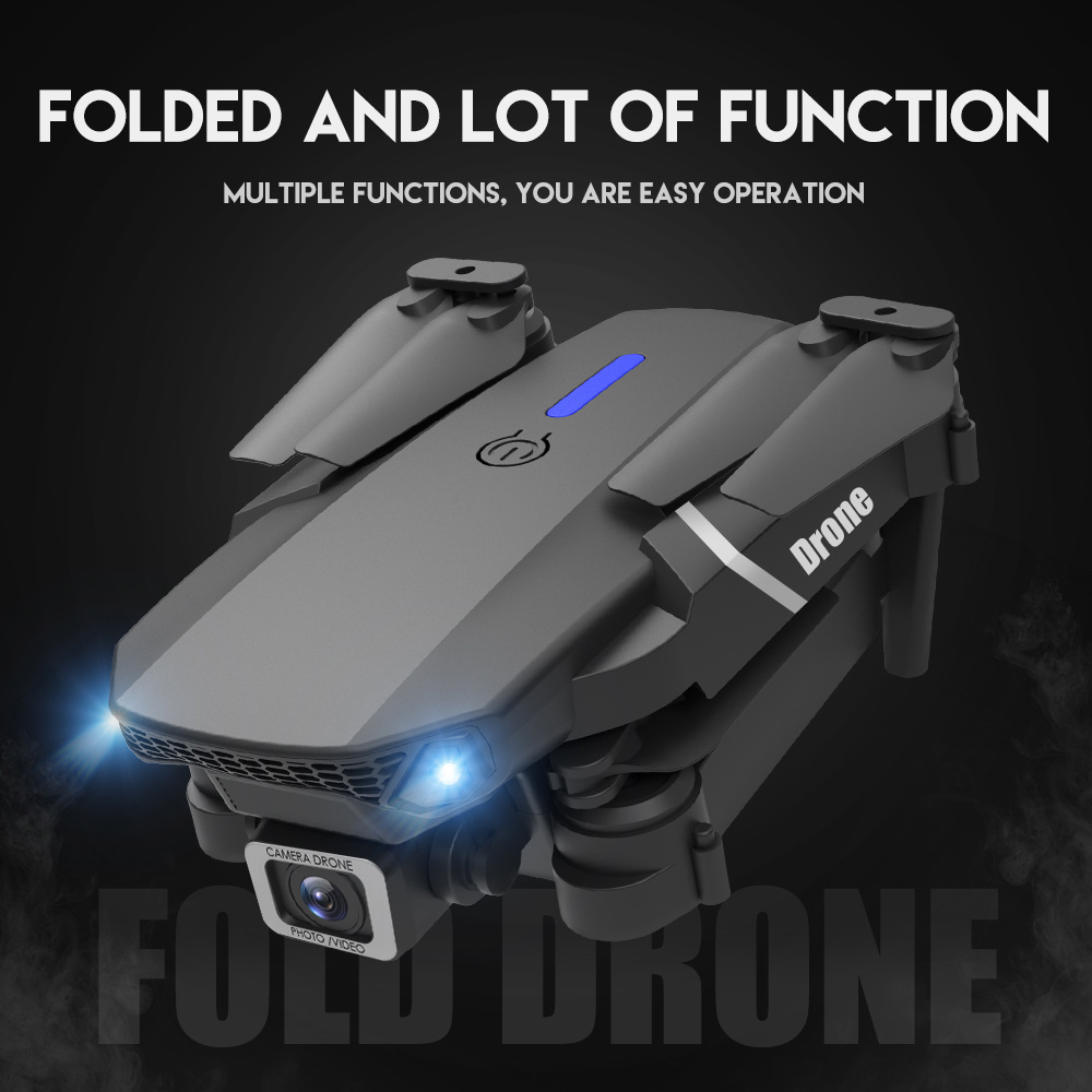 FEMA E525 FPV WiFi Drone with HD Camera 4K/ 1080P Wide Angle Auto Follow Foldable RC Quadcopter Altitude Hold Mini Dron VS E520s