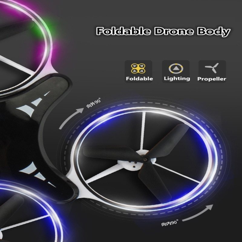 Upgrade Watch Induction Kids Drone Model Toy 2.4G Pressure Attitude Hold Drone With Camera UFO Mini Drone