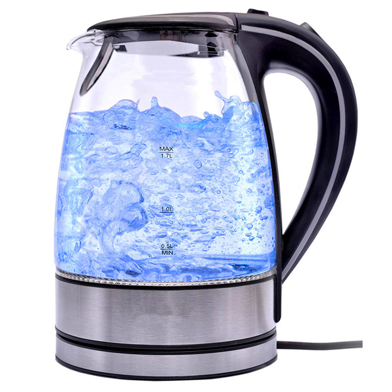 1.7l Variable Temperature Control Water Kettle Glass Digital Hot Tea Maker Electric Glass Kettle with Tea Infus YG Teapot Glass