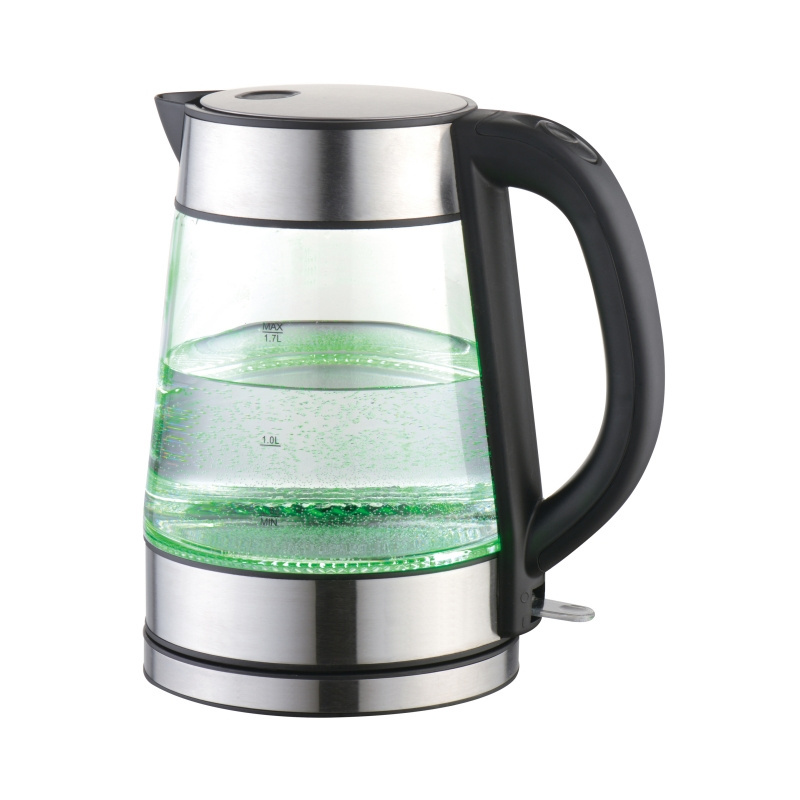 Glass Kettle 1700ml Cordless Electric Water Kettle With Fashion Design