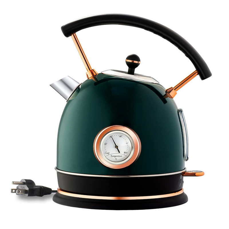 retro water kettle tea kettle electric kettle With thermometer show temperature