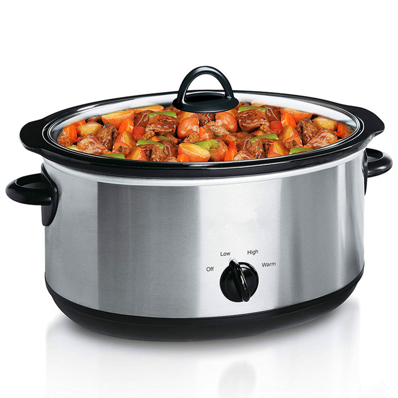 8QT oval electric slow cooker