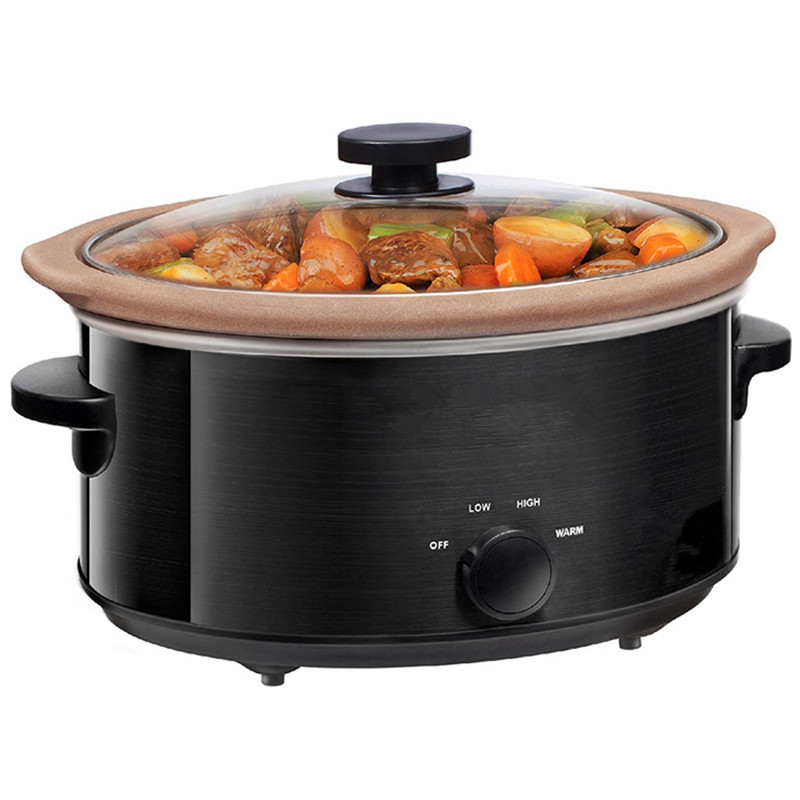 4.0QT round slow cooker