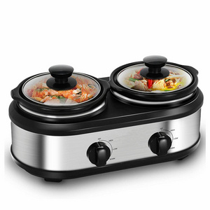 2*1.25QT round slow cooker