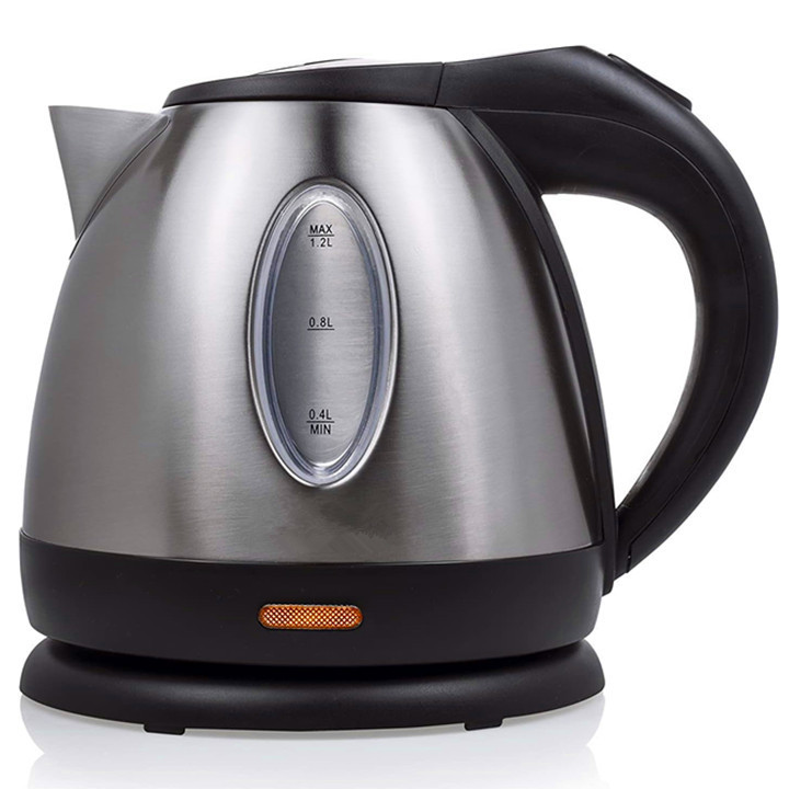 1.7l Electric Kettle Tea Kettle Pot Stainless Steel Double Wall Hot Water Kettle Teapot Boiler & Heater