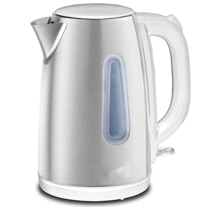 1.7l Electric Kettle Tea Kettle Pot Stainless Steel Double Wall Hot Water Kettle Teapot Boiler & Heater