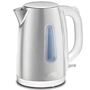 1.7l Electric Kettle Tea Kettle Pot Stainless Steel Double Wall Hot Water Kettle Teapot Boiler & Heater