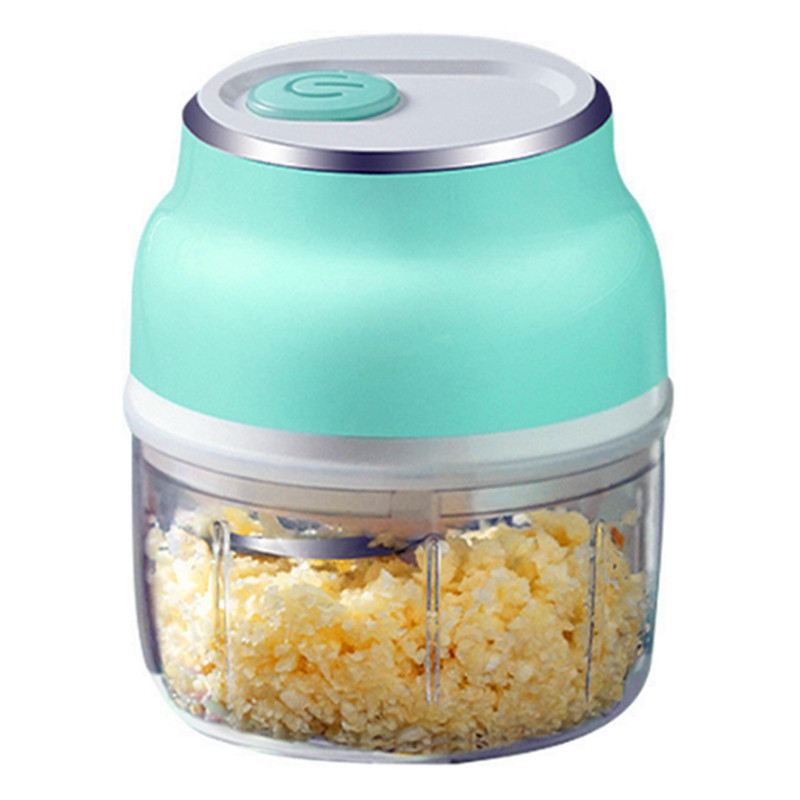 USB rechargeable Small Food Processor Mini Food Chopper for Garlic Puree Onion Herb Veggie Ginger Fruit Blender