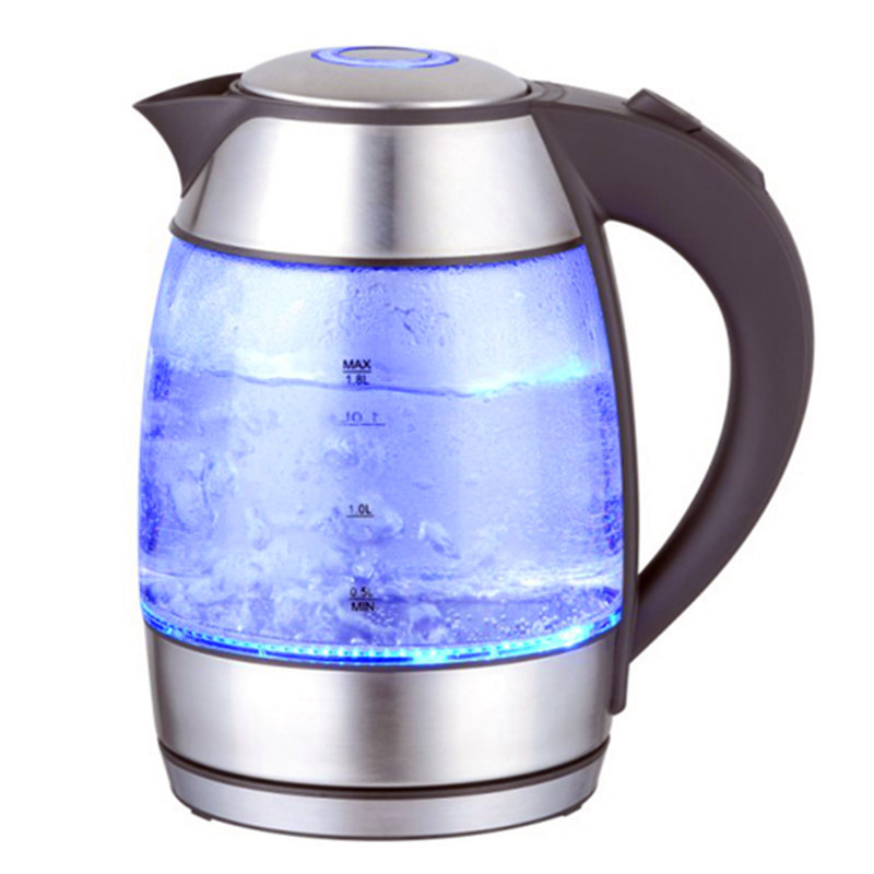 1.7 liter hotel glass water tea kettles